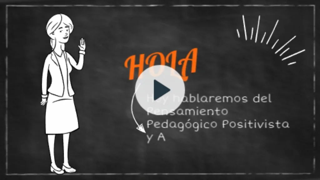 Powtoon - PENSAMIENTO PEDAGOGICO POSITIVISTA