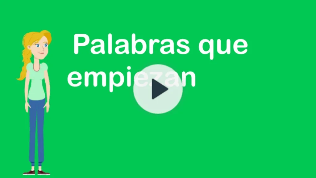 Powtoon - Palabras que empiezan con Y