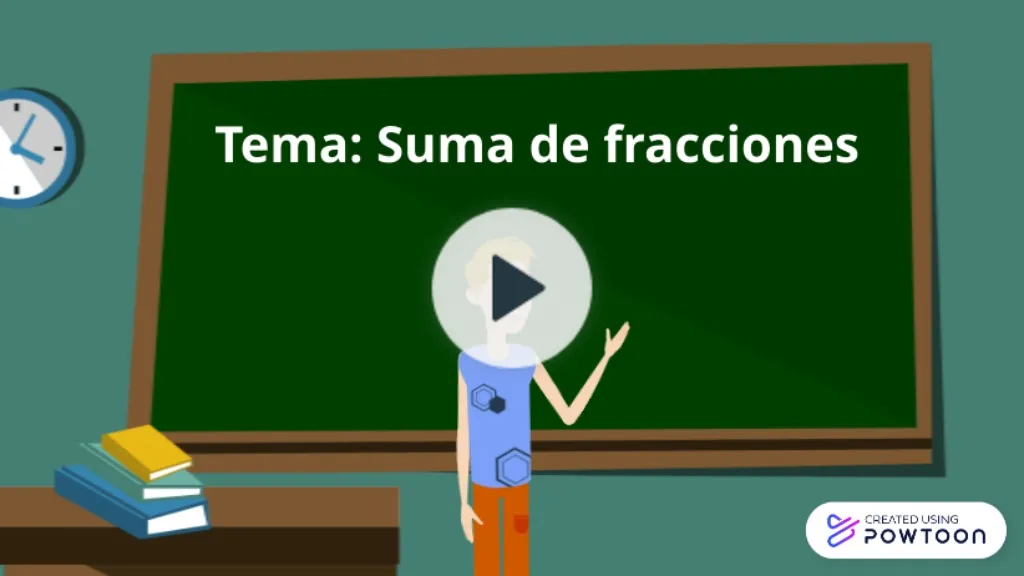 Powtoon Suma De Fracciones